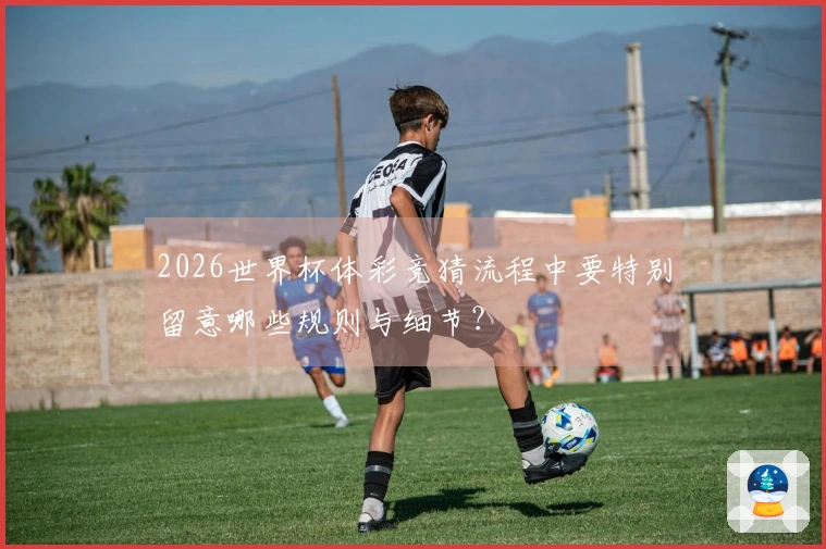 2026世界杯体彩竞猜流程中要特别留意哪些规则与细节？