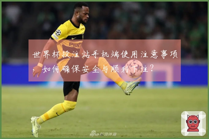世界杯投注站手机端使用注意事项，如何确保安全与顺利下注？